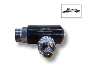The adapter is used to convert a straight socket into an angled socket