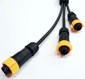 Santi Yx3 manifold to supply heating clothing - female, male, male